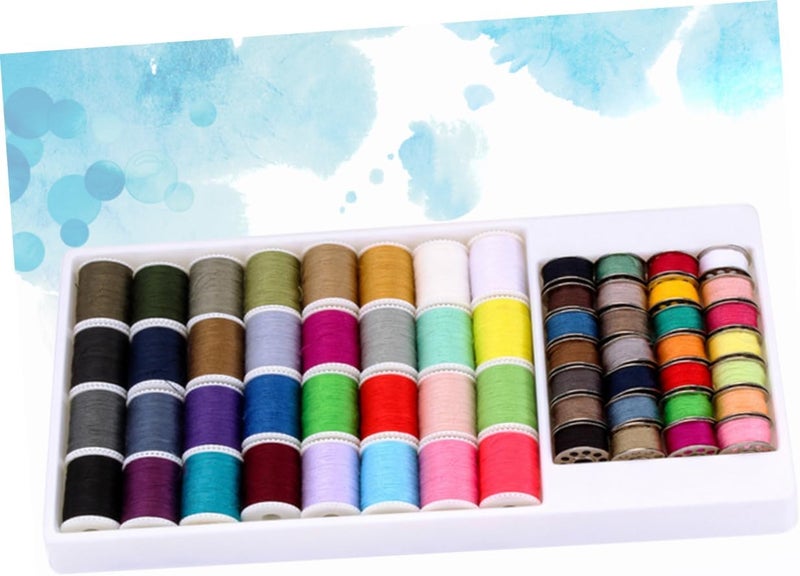 60pcs Embroidery Thread Spools Set for Adults Multi Polyester Thread Sewing Kit for Quilting - Image 5