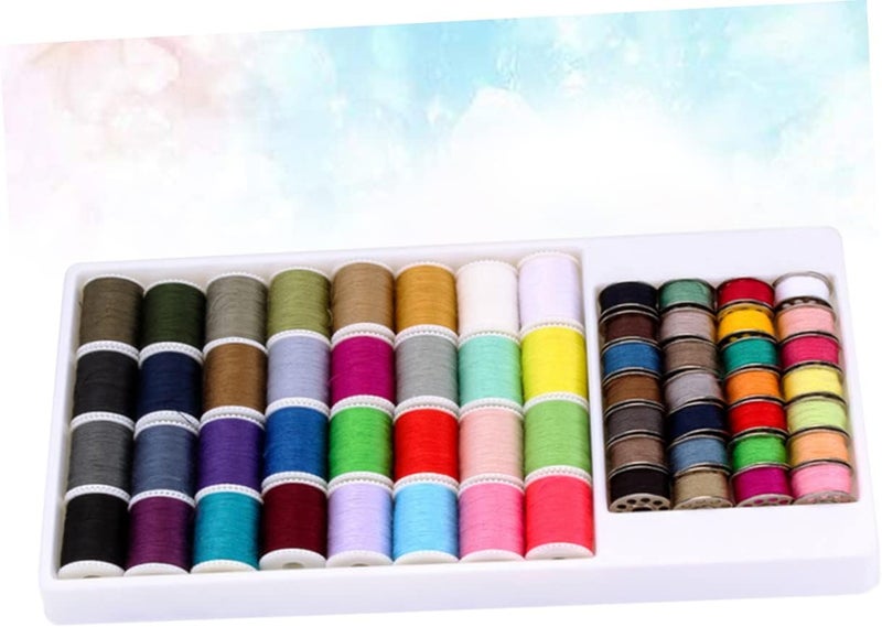 60pcs Embroidery Thread Spools Set for Adults Multi Polyester Thread Sewing Kit for Quilting - Image 4