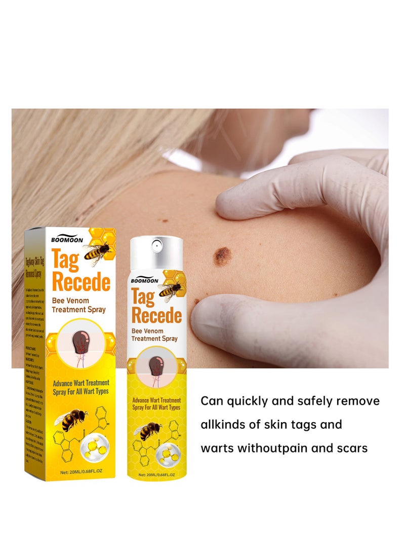 BOOMOON Bee Venom Treatment Repair Spray, Advanced Wart Treatment Spray For All Wart Types,A Gentle Safe Portable Wart Removal Spray with Natural Extracts，Protecting Health and Beauty 20ml - Image 2