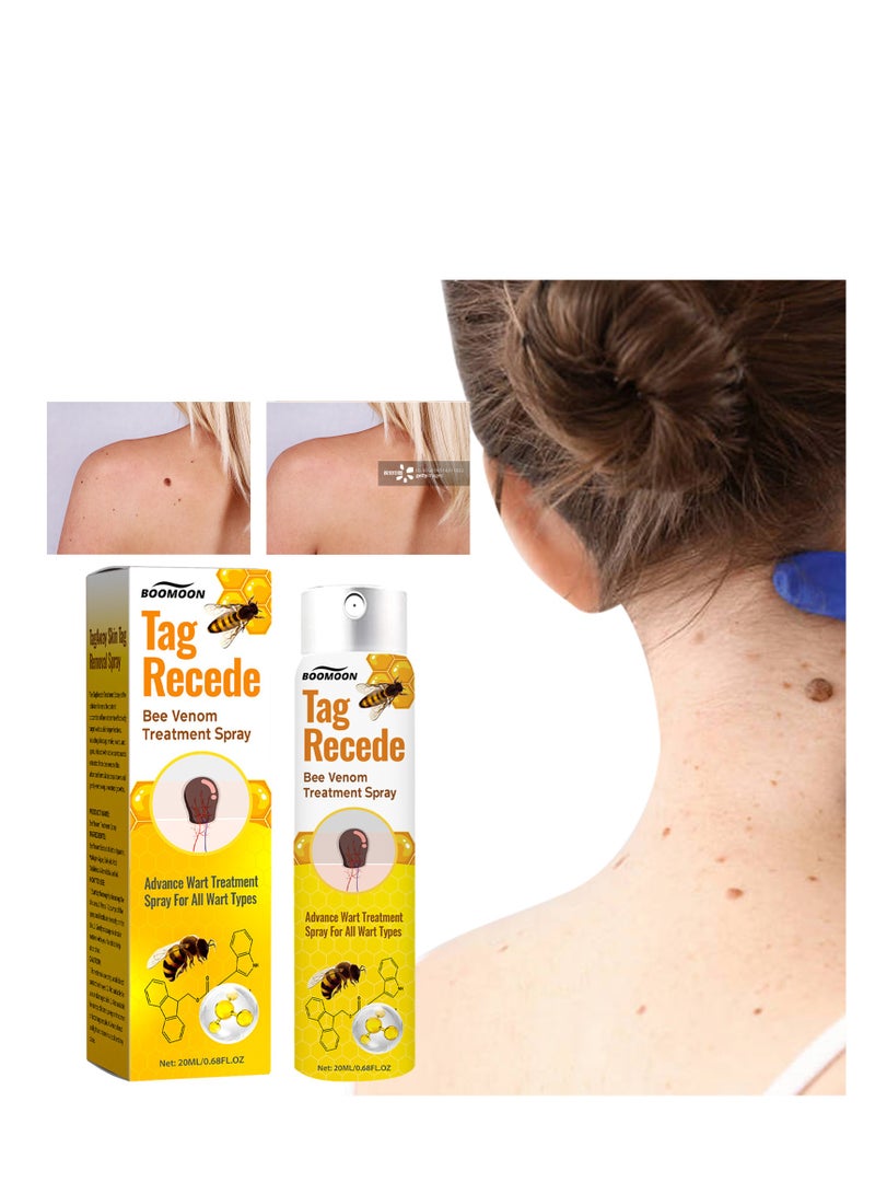 BOOMOON Bee Venom Treatment Repair Spray, Advanced Wart Treatment Spray For All Wart Types,A Gentle Safe Portable Wart Removal Spray with Natural Extracts，Protecting Health and Beauty 20ml - Image 4