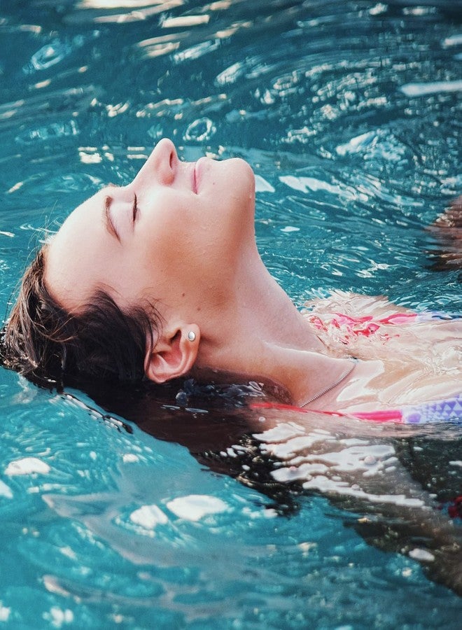 MJust Small Titanium Earrings for Women G23 Titanium Stud Earrings for Sensitive Ears Dot Ball Cubic Zirconia Hypoallergenic 20G Flat Back Earrings (Flat) - Image 2