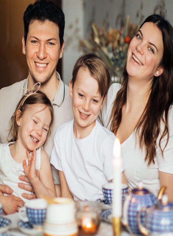 MJust Small Titanium Earrings for Women G23 Titanium Stud Earrings for Sensitive Ears Dot Ball Cubic Zirconia Hypoallergenic 20G Flat Back Earrings (Flat) - Image 4