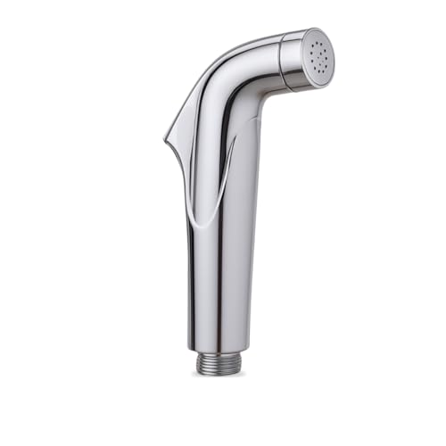 HOMEMATES Silver ABS Handheld Health Faucet Jet Spray, High-Pressure Toilet Sprayer with Leakproof Nozzle for Bathroom Hygiene and Cleaning - Image 1