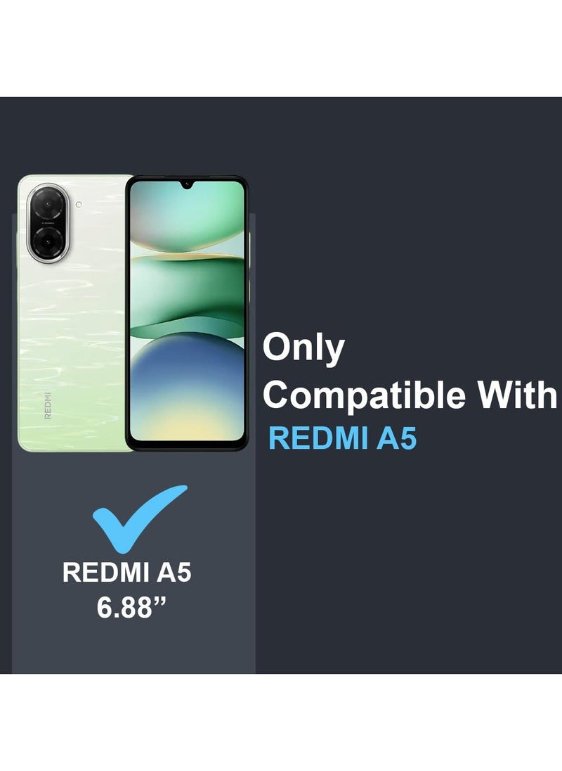 Case for Xiaomi Redmi A5 Soft Silicone Cover Lightweight Shock Protective case with Camera Protection Designed for Redmi A5