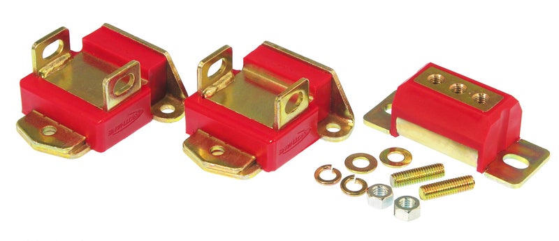 PROTHANE 7-1901 Red Urethane Motor and Transmission Mount Kit - Image 1