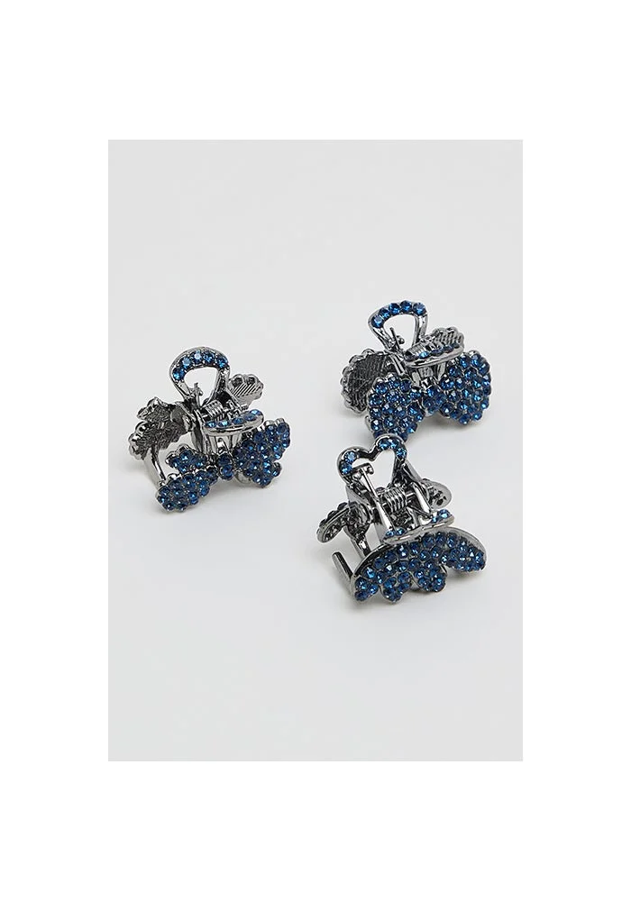 R&b  3 Piece Embellished Claw Clips for Women | Best Price UAE