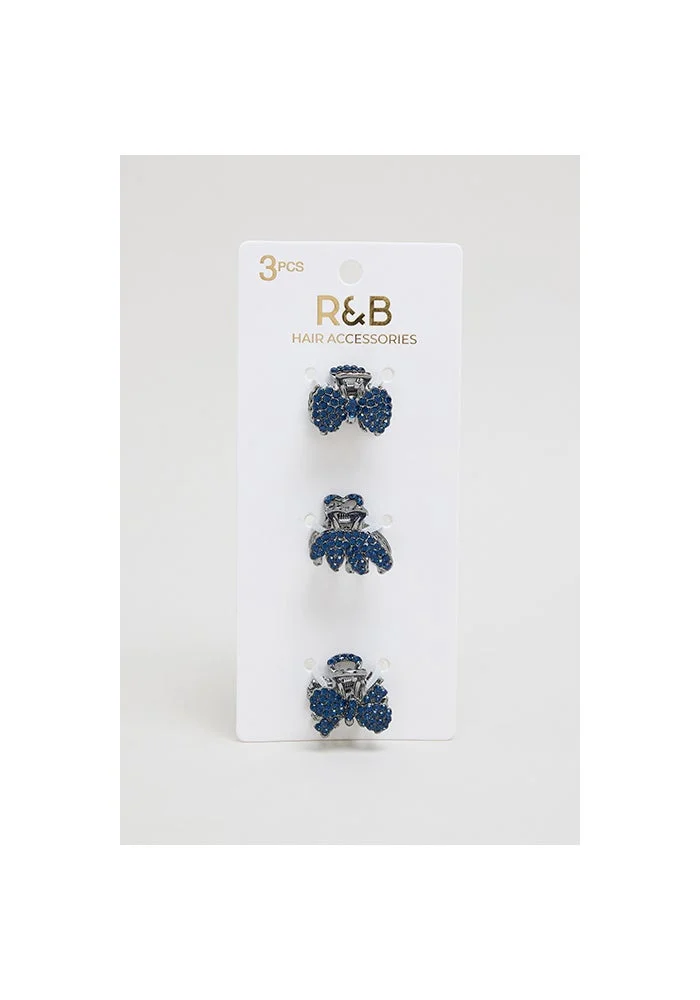R&b  3 Piece Embellished Claw Clips for Women | Best Price UAE