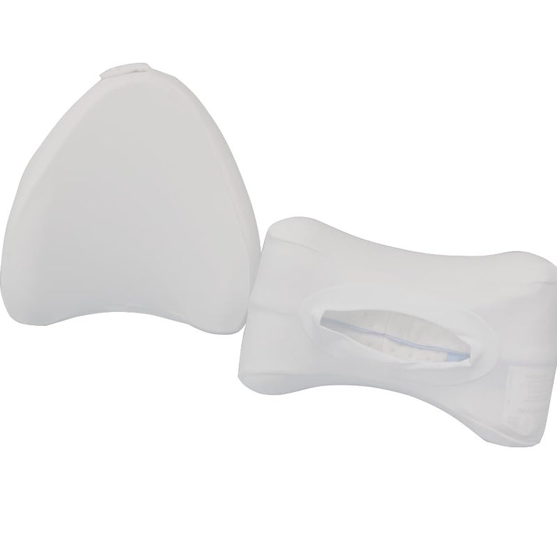 Contour Legacy Pillowcase Protector Cover  White - 2 Pack - Image 2