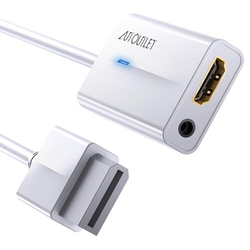 AUTOUTLET Wii to HDMI Converter 1080P for Full HD Device, Wii HDMI Adapter with 3,5mm Audio Jack&HDMI Output Compatible with Nintendo Wii, Wii U, HDTV, Monitor-Supports All Wii Display Modes 720P - Image 1