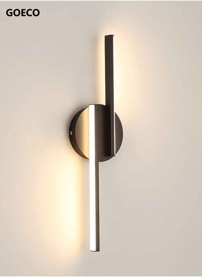 Goeco LED Indoor Wall Light, Modern Wall Lamp Warm White Light Acrylic Ceiling Light Perfect for Living Room Hallway Bathroom Staircase Night Light  - Image 1