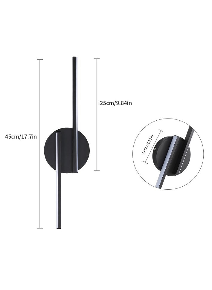 Goeco LED Indoor Wall Light, Modern Wall Lamp Warm White Light Acrylic Ceiling Light Perfect for Living Room Hallway Bathroom Staircase Night Light  - Image 2