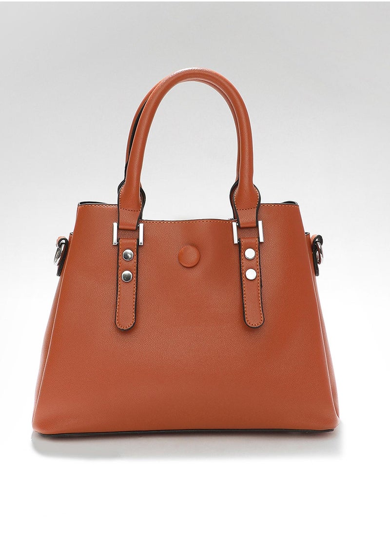 Haute Sauce Classic Brown Tote Bag  - Image 1