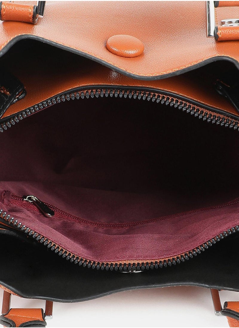 Haute Sauce Classic Brown Tote Bag  - Image 3