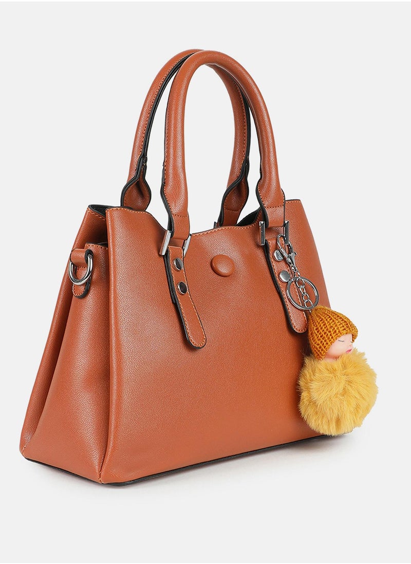Haute Sauce Classic Brown Tote Bag  - Image 4