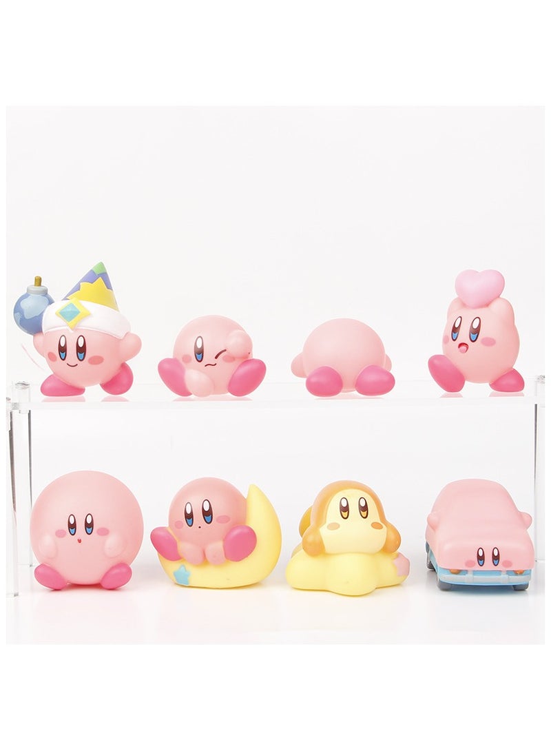 general Star Kirby 8 4th generation Kirby games Figure Star Kirby toy desktop decoration ornaments exquisite restoration car cake ornaments - Image 1