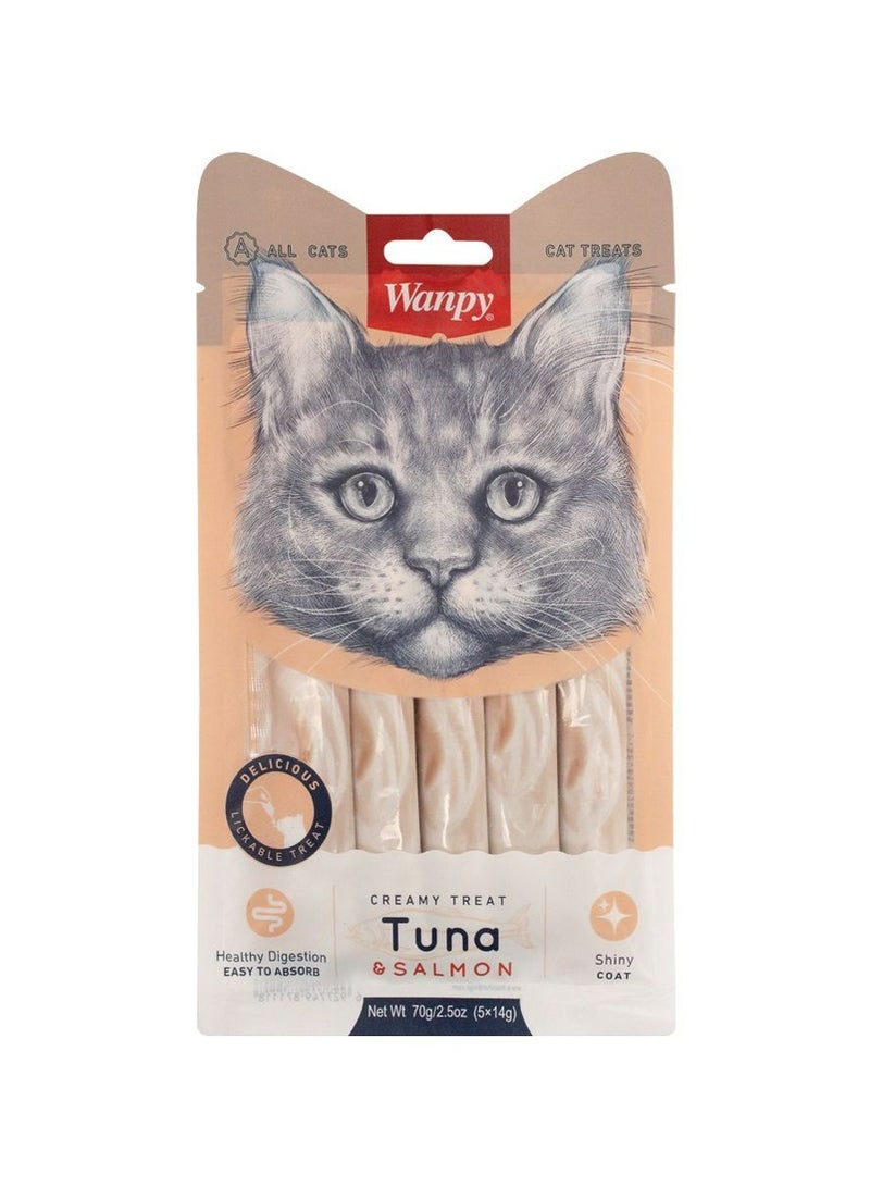 Wanpy Creamy lickable treats - tuna&salmon - Image 1