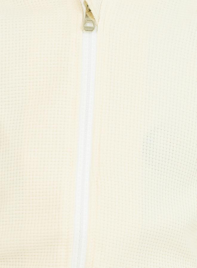 ستايلي مجموعة من جوغر مع هودي بسحَّاب غلق - Image 4