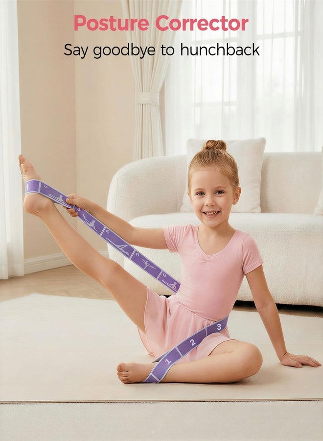 Slim Panda 2 PCS Stretch Strap for Kids Gymnastics Multi-Loop Elastic Strap for Ballet, Latin, Dance, Yoga, Children Flexibility Training & Exercise Resistance Yoga Band - Image 5