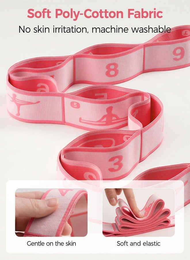 Slim Panda 2 PCS Stretch Strap for Kids Gymnastics Multi-Loop Elastic Strap for Ballet, Latin, Dance, Yoga, Children Flexibility Training & Exercise Resistance Yoga Band - Image 3