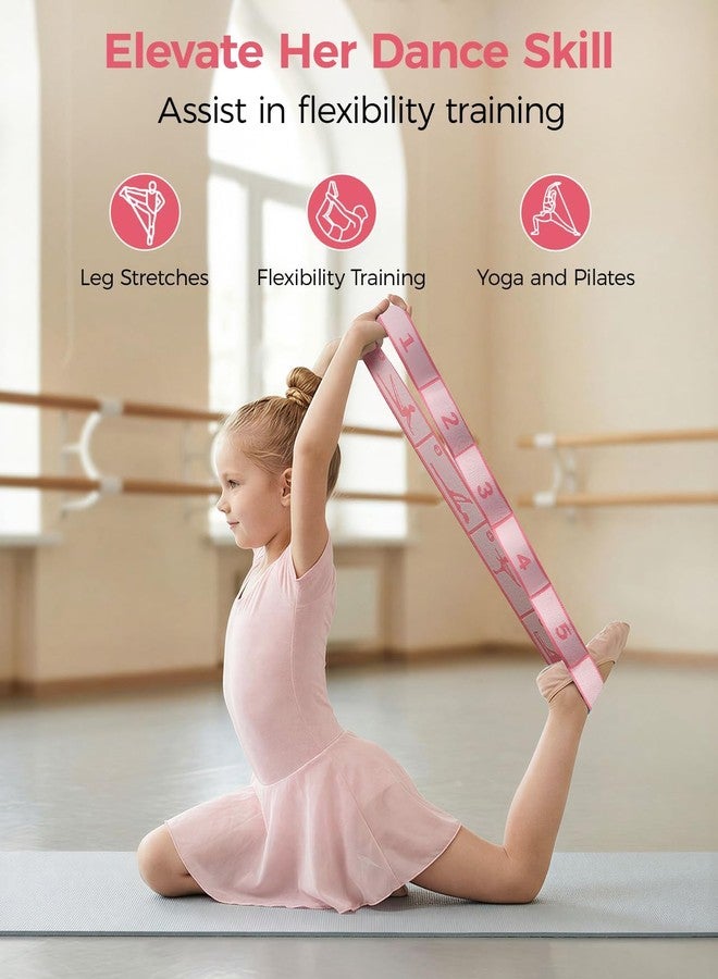 Slim Panda 2 PCS Stretch Strap for Kids Gymnastics Multi-Loop Elastic Strap for Ballet, Latin, Dance, Yoga, Children Flexibility Training & Exercise Resistance Yoga Band - Image 4
