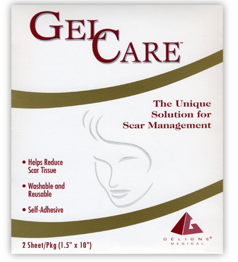 Silipos GelCare Advanced 762 SelfAdhesive Sheet  15 x 10 in Silicone Free Hypoallergenic Scar Treatment Strip - Image 1