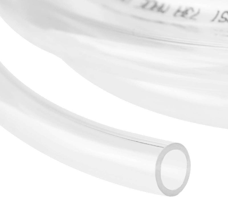 YOUHO 20 Feet PVC- 3/16" ID Clear Vinyl Tubing Food Grade Multipurpose Tube for Beer Line, Kegerator, Wine Making, Aquaponics, Air Hose - Image 1