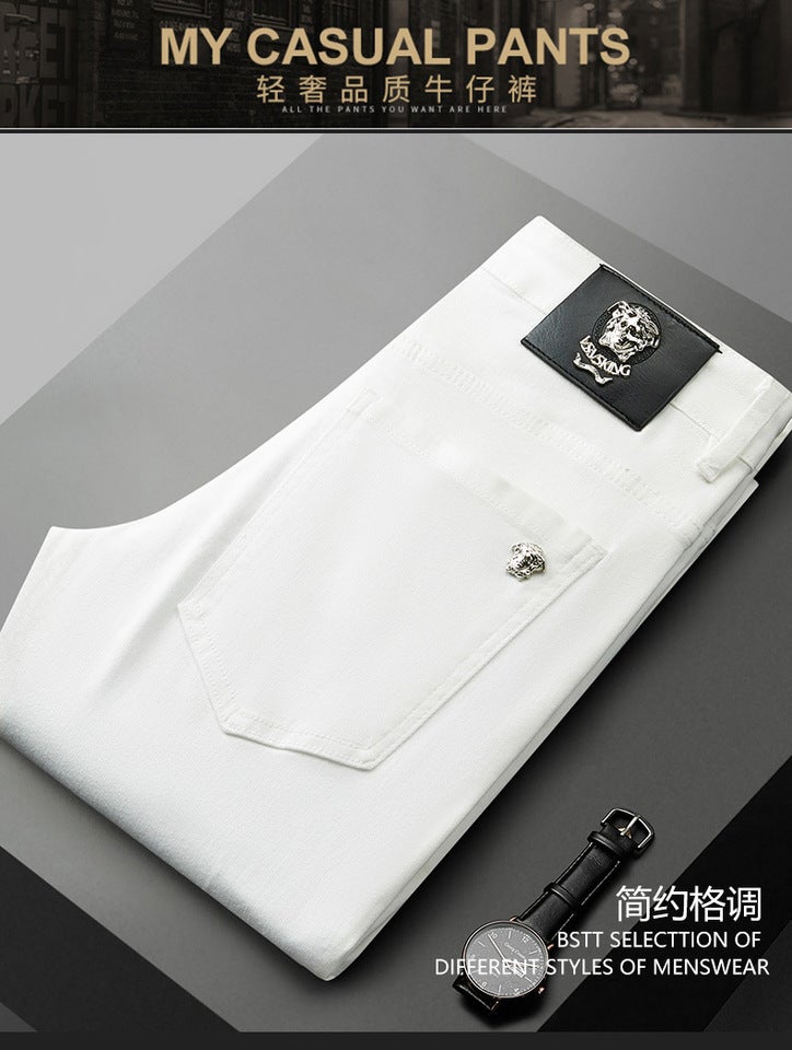 Unisex Casual Daily Denim Jeans - Image 5