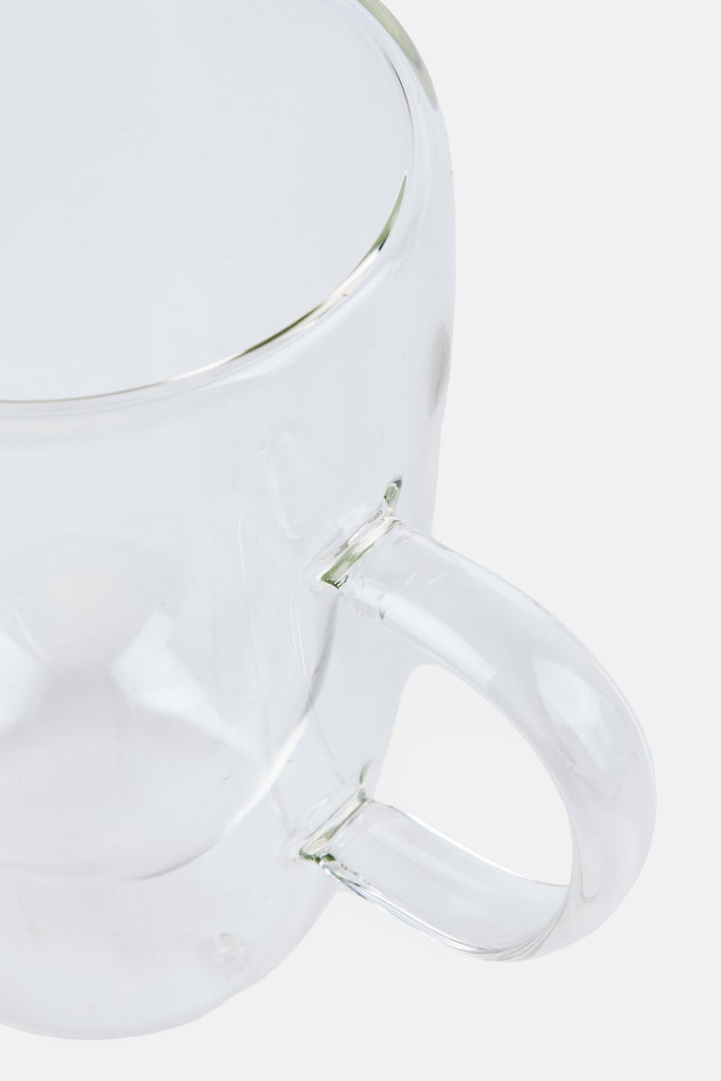 Bombay 2 Pieces Double-Walled Insulated Multi Purpose Cups 430 ml, Transparent - Image 4