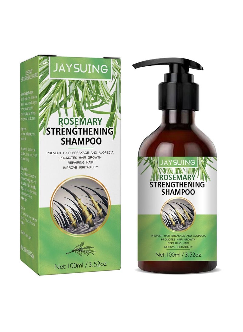 Jaysuing Rosemary shampoo prevents hair loss, controls oil, fluffy, refreshing, smooth and smoothes dry and irritated hair 100ml - Image 1
