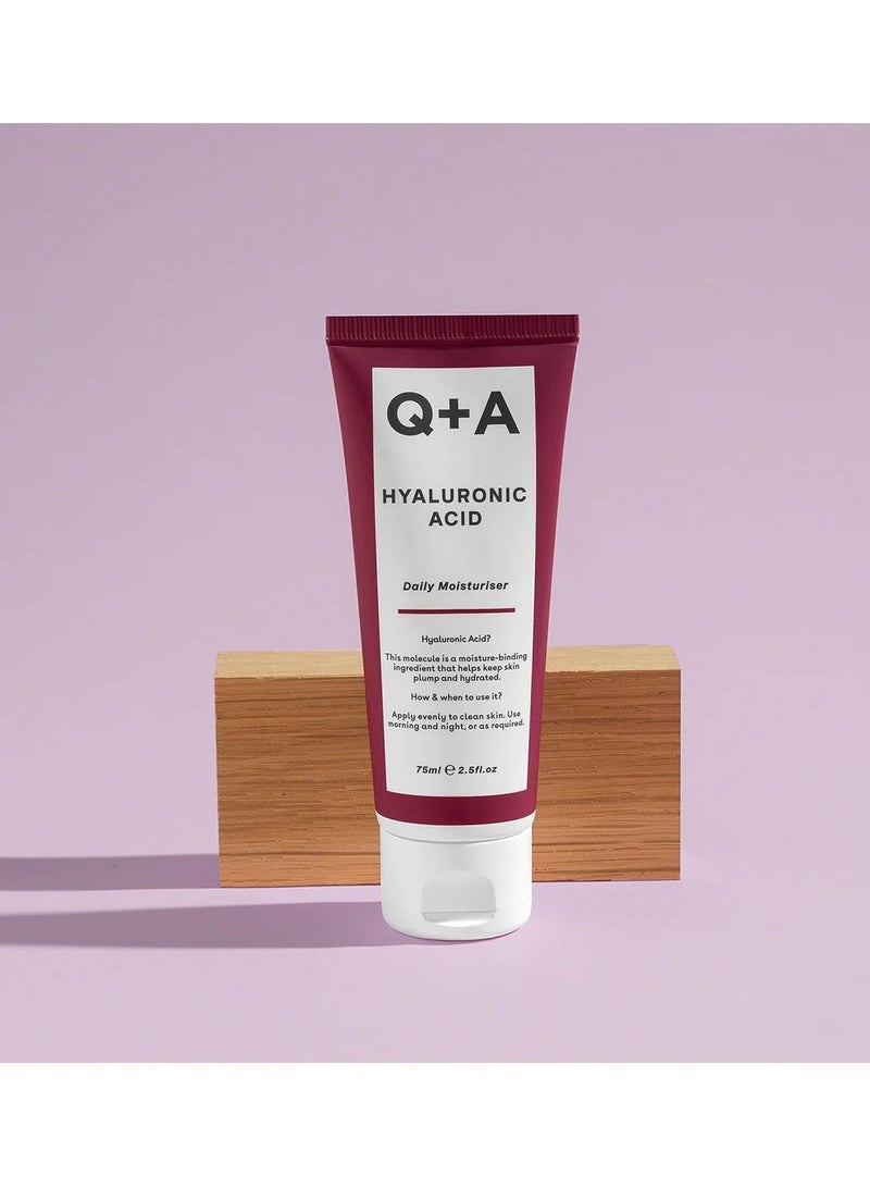 Q+A Hyaluronic Acid Moisturizer Is Ideal For Refreshing And Nourishing Dry Skin, Rich In Moisturizing Ingredients To Ensure Smooth And Healthy Skin-75Ml - Image 4
