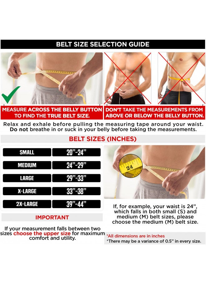 Rdx RDX Weight Lifting Belt Gym Exercise Workout, 6 inch Leather Padded Lumbar Back Support Men Women, 10 Adjustable Holes, Powerlifting Bodybuilding Deadlift, Squat Fitness Strength Training Equipment - Image 2