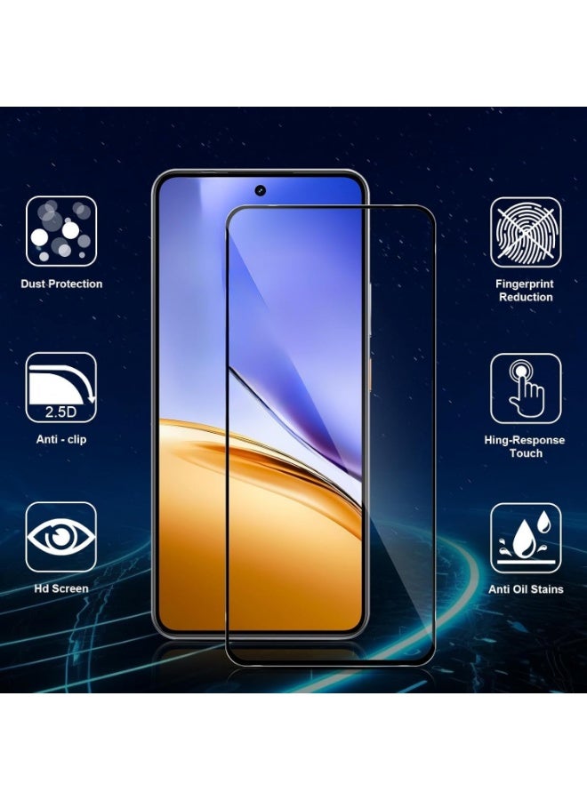 Deer Oppo Reno 15 / Oppo Reno 15F ESD Anti Static 9H Premium Tempered Glass Screen Protector With Black Frame - Image 2