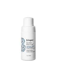 Briogeo Briogeo Scalp Revival Dry Shampoo Powder, Clarifying Shampoo Scalp Cleanser for Dry Scalp & Itchy Scalp, Scalp Treatment with Tea Tree Oil for Hair, Travel Size Dry Shampoo, Detox Shampoo, 1.7 fl oz  - Image 1