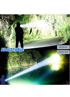 Generic Flashlights LED High Lumens Rechargeable, 100,000 Lumen Super Bright Flashlight, USB Fast Charging High Powered Flash Light, Powerful IP67 Waterproof Handheld Flashlights for Home,Camping  - Image 4