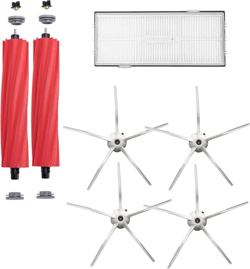 Roborge 7-Piece Spare Parts Set Compatible with Roborock S7 Max V Ultra Robot Vacuum Cleaner 