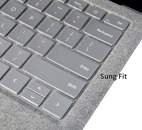 CaseBuy Premium Ultra Thin Keyboard Cover for Microsoft Surface - 2018/2017 Laptops, Surface Book 3/2/1 13.5/15 inch, Accessories (US Layout) - Image 3