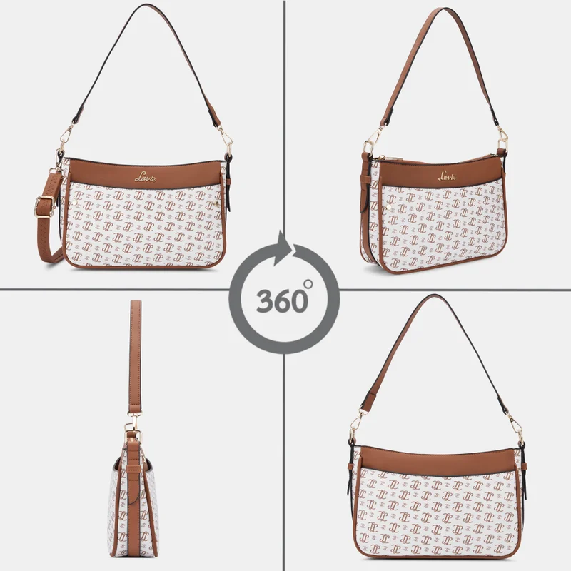 Lavie  Woman's Cosmo Hobo Handbag(WHITE) for Women | Best Price UAE