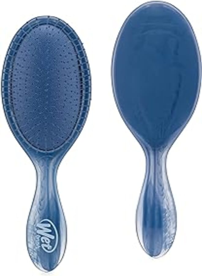 Wet Brush Original Detangling Brush - Natural Marble Blue Slate - All Hair Types - Ultra-Soft IntelliFlex Detangler Bristles Glide Through Tangles with Ease - Pain-Free Comb for Men & Women