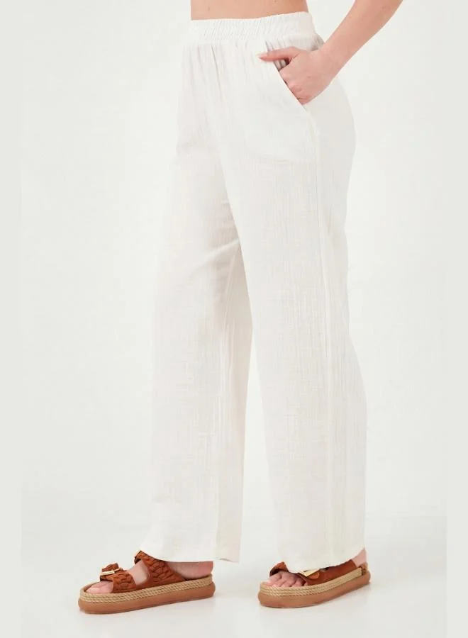 Lela  Lela Cotton Regular Fit Muslin Set with Tie Detail for Women SET 5866660 for Women | Best Price UAE