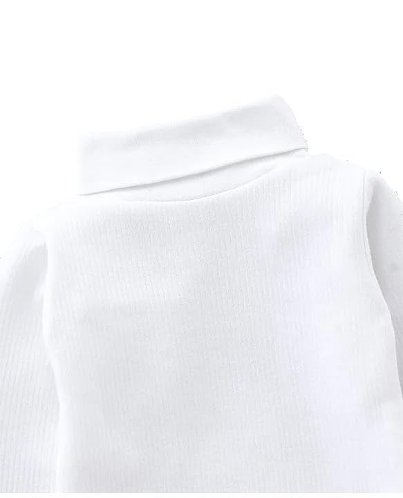 U Care UCARE Kids Boys & Girl's Full Sleeves High Neck Thermal Top | Thermal Vest for Girls & Boys (in, Age, 7 Years, 8 Years, Regular, Off-White) - Image 3