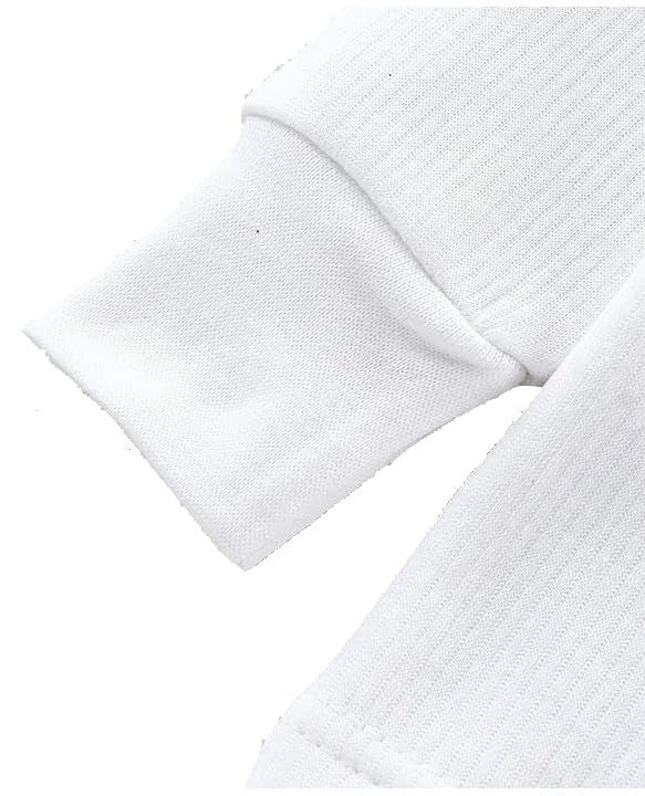 U Care UCARE Kids Boys & Girl's Full Sleeves High Neck Thermal Top | Thermal Vest for Girls & Boys (in, Age, 7 Years, 8 Years, Regular, Off-White) - Image 4
