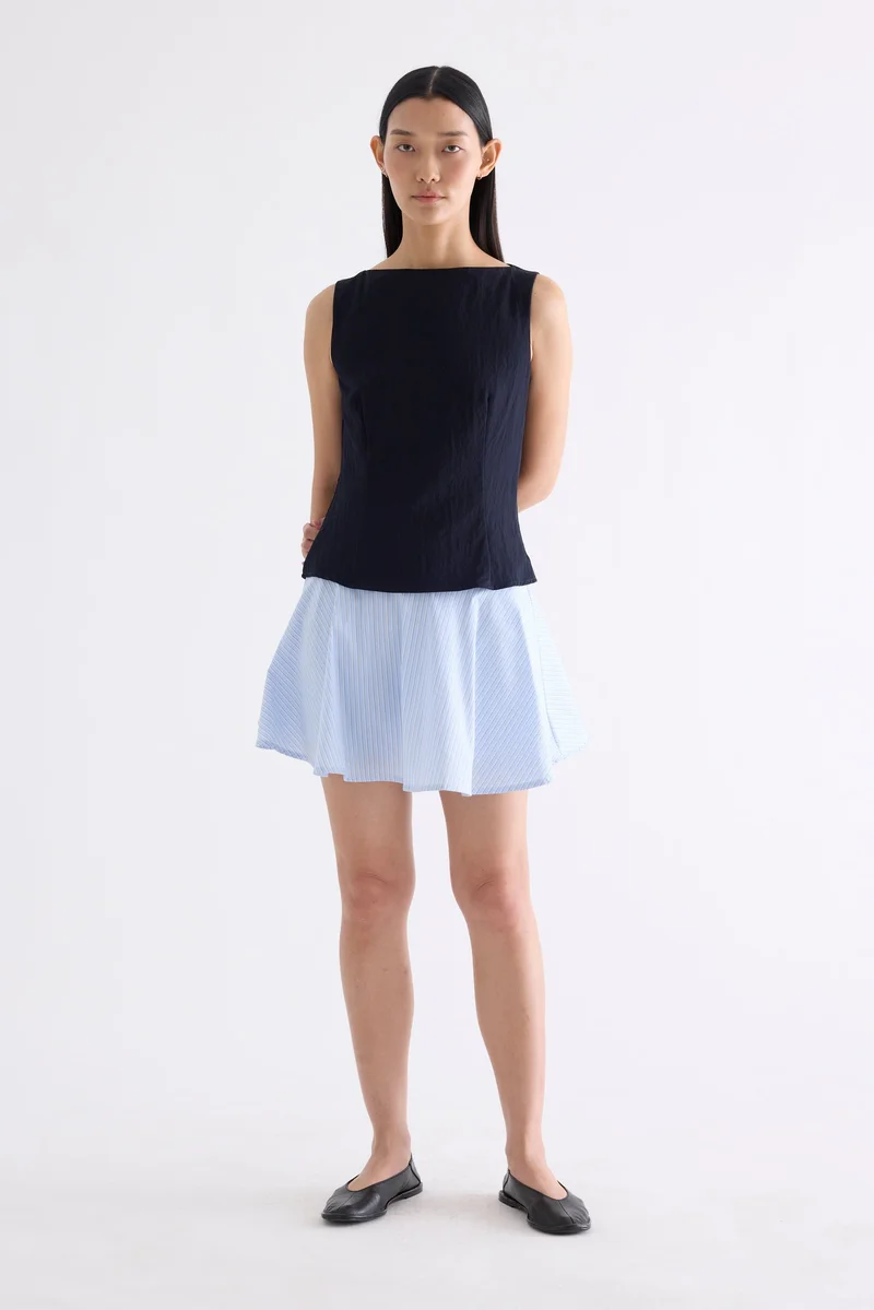 ذا اديتورز ماركت Afina Boat-Neck Top