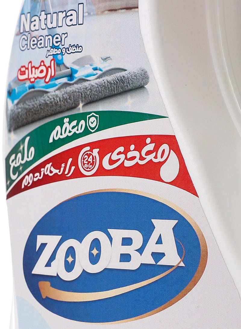 زوبا 2 لتر منظف ومعقم طبيعي للأرضيات - نسيم البحر - Image 3