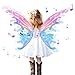 Kardeep Electric Fairy Wings for Girls Moving Butterfly Wings with LED Lights and Music light up fairy wings for Dogs for Birthday Halloween Christmas and Party Cosplay Dress Up Attire - Image 2