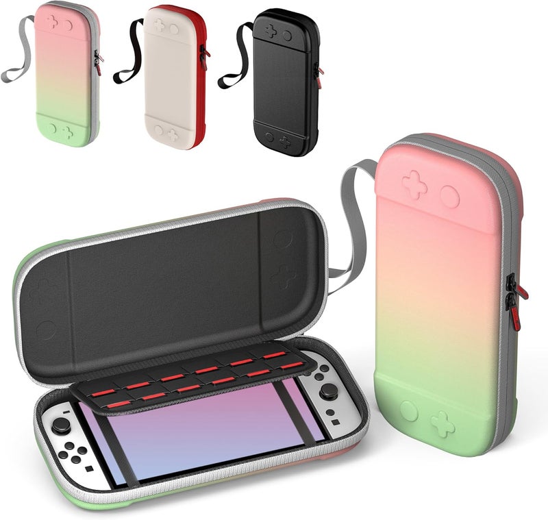 okcsc Portable Travel Carrying Case for Nintendo Switch 2, EVA Hard Shell Case Organizer for Switch 2, Full Surround Protection/Three Color Options/Lightweight Travel Case/With Game Card Slot - Color - Image 1