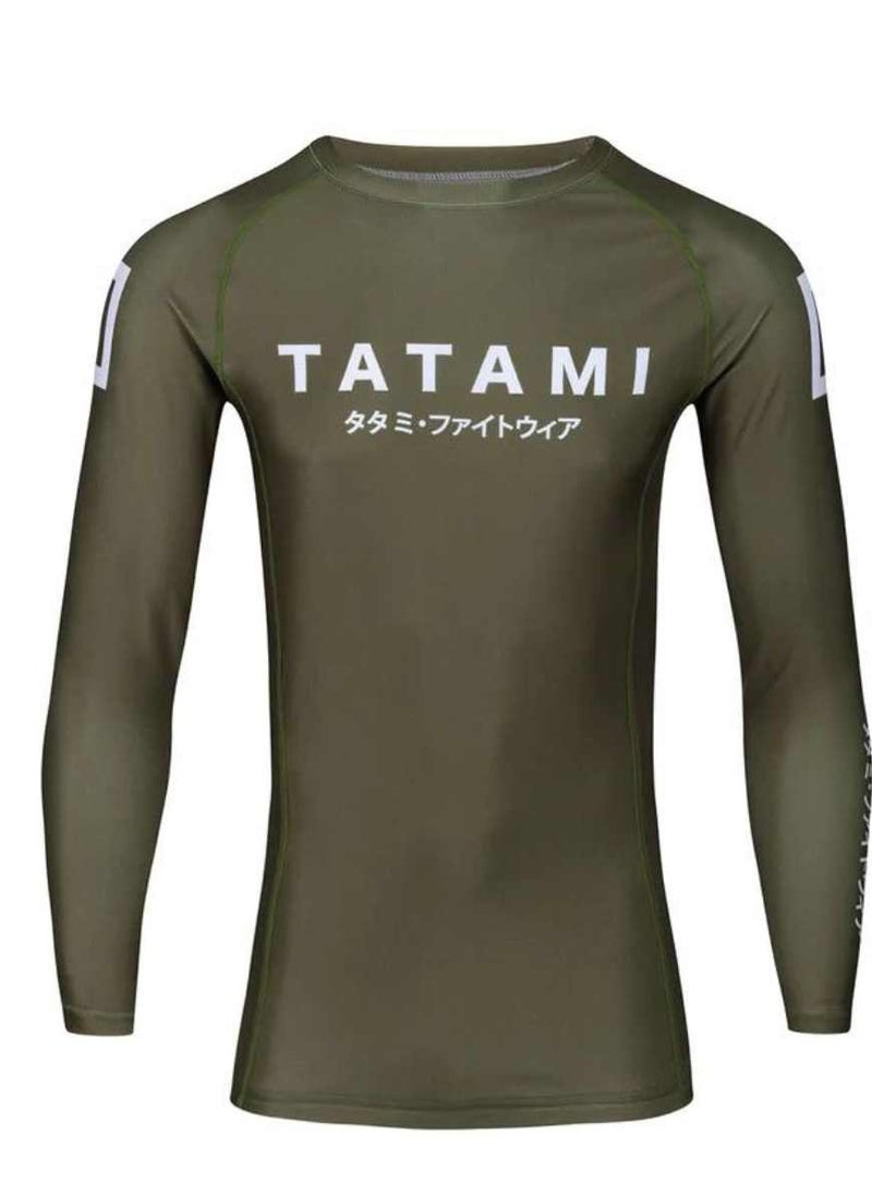 KATAKANA LONG SLEEVE RASHGUARD KHAKI - pzsku/Z193FD6620B92FD8FADF3Z/45/_/1725515035/50ef6414-22c4-4792-a4dc-5554cd3f6564