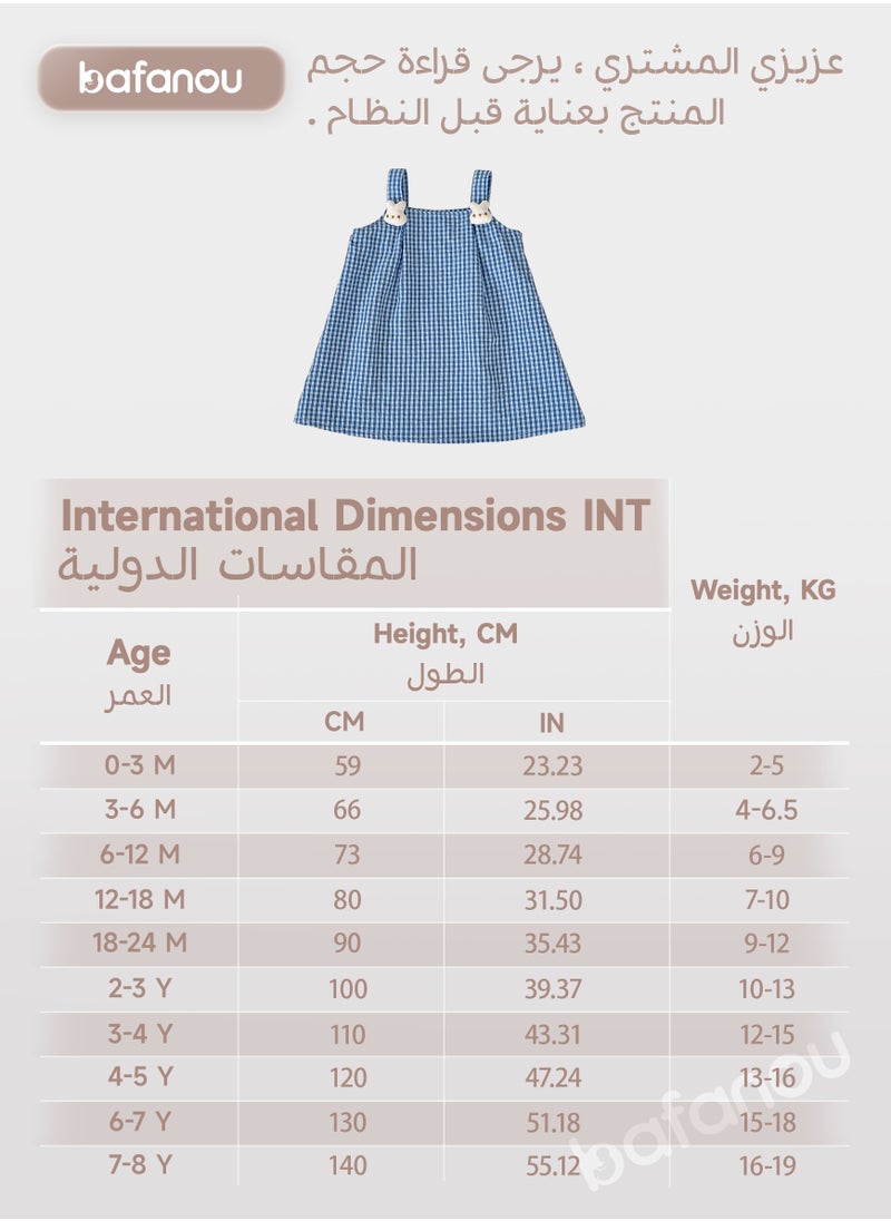 Bafanou Bafanou Baby Girls Casual Dresses | 0-36 Months Newborn Summer Outfits | Breathable Cartoon Printed Clothing  - Image 3