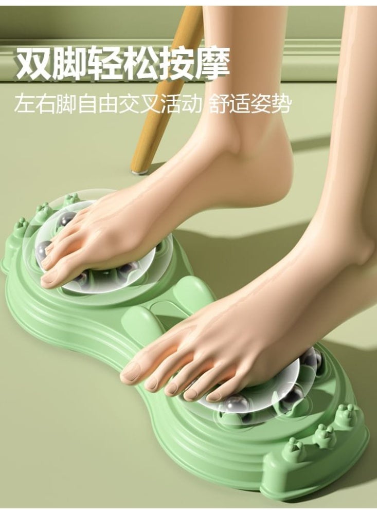 مدلك ومحفز عضلات القدم اليدوي بكرات دوارة - أداة تدليك وتخفيف التوتر ومنعش للدورة الدموية - متعدد الألوان - Image 5