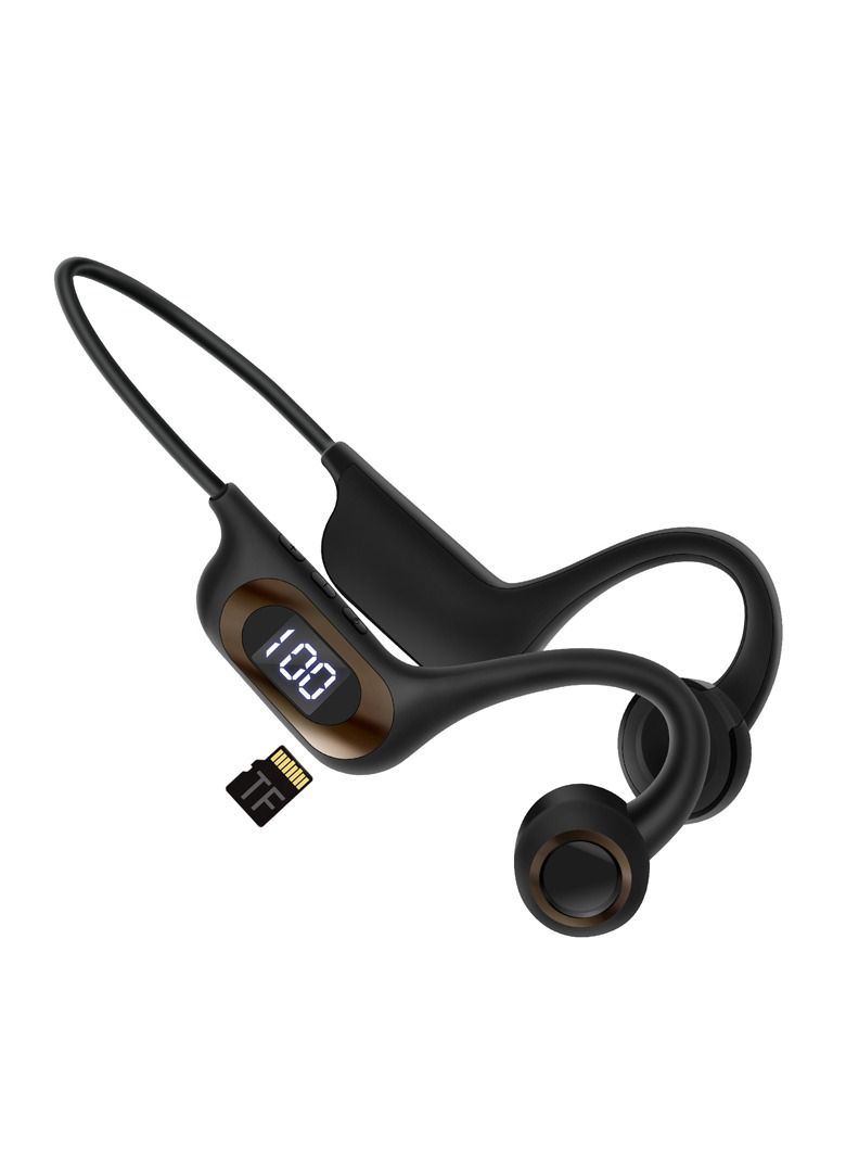 GULFLINK Bone Conduction Bluetooth Sports Headset for Outdoor 300mah Black - Image 1