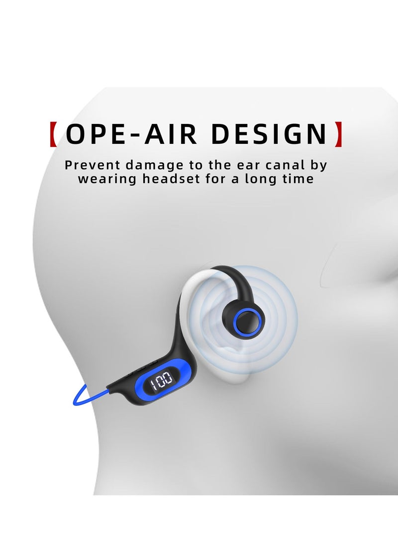 GULFLINK Bone Conduction Bluetooth Sports Headset for Outdoor 300mah Black - Image 3